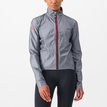 Castelli Tempesta Lite Radjacke Langarm Grau Damen 