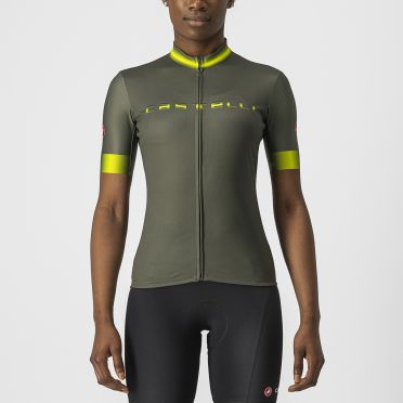 Castelli Gradient Radtrikot Kurzarm Grun Damen