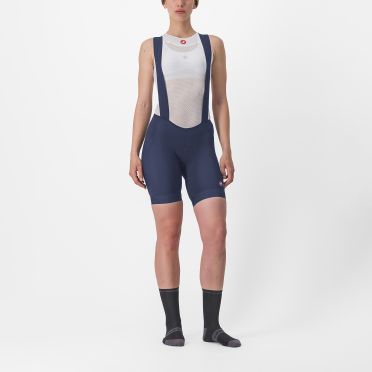 Castelli Endurance W bibshort Radhose Blau Damen 