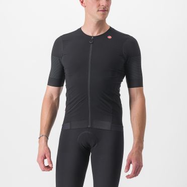 Castelli Premio Black Radtrikot Kurzarm Schwarz Herren 