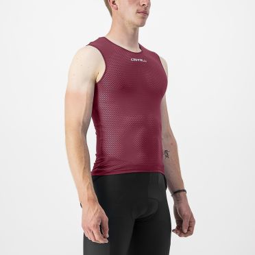 Castelli Pro Mesh 2.0 ärmelloses Unterwäsche Rot Herren 