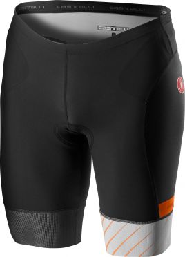 Castelli Free tri Short Schwarz/Silbergrau Herren