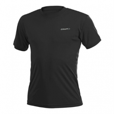 Craft Prime Kurzarm Laufshirts Schwarz Herren