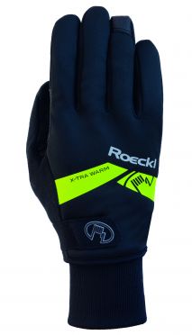 Roeckl Villach Winter Radhandschuh Schwarz/Gelb Unisex