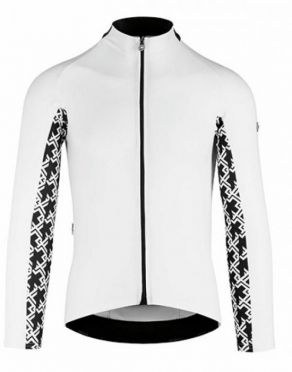 Assos Mille GT summer Langarm Radtrikot Weiß Herren