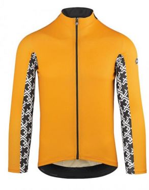 Assos Mille GT summer Langarm Radtrikot Orange Herren