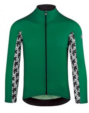Assos Mille GT summer Langarm Radtrikot Grün Herren