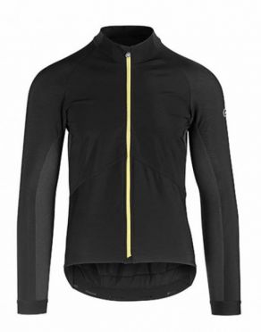 Assos Mille GT spring fall Langarm Jacket Schwarz/Gelb Herren