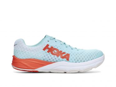 Hoka One One Evo Carbon Rocket Laufschuhe Blau/Rot Herren Kopie