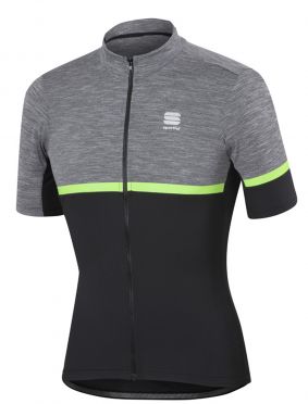 Sportful Giara Jersey Kurzarm Radtrikot Anthrazit/Grün Herren