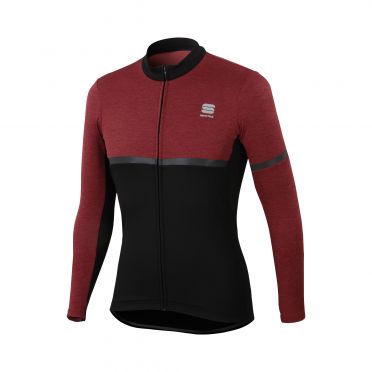 Sportful Giara warm Langarm Radtrikot Schwarz/Lila Herren