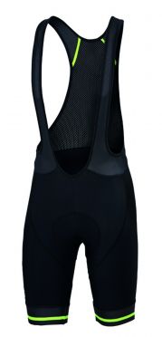 Sportful Classic race Bibshort Trägerhose Schwarz/Gelb Fluo Herren