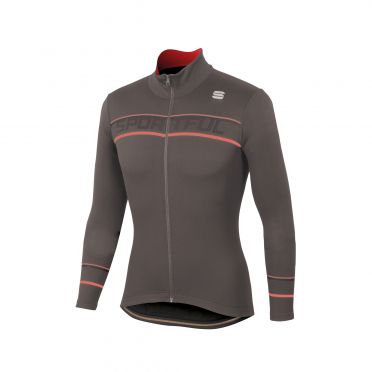 Sportful Giro thermal Langarm Radtrikot Braun Herren