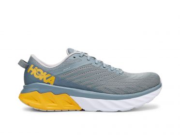 Hoka One One Arahi 4 Wide Laufschuhe Blau/Gelb Herren