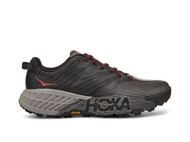 Hoka One One Speedgoat 4 Trail Laufschuhe Anthrazit Herren