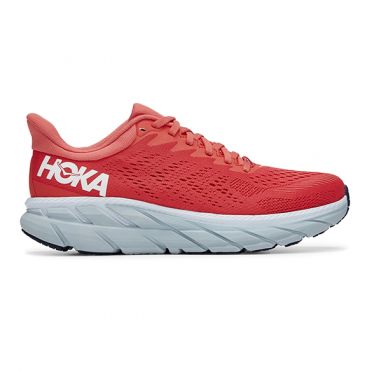 Hoka One One Clifton 7 Laufschuhe Rot Damen