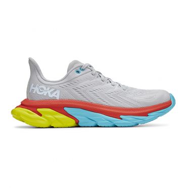 Hoka One One Clifton 7 Edge Laufschuhe Lunarweiß Herren