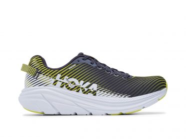 Hoka One One Rincon Laufschuhe Blau/Gelb Herren