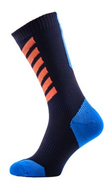 Sealskinz MTB mid mid hydrostop Radsocken Schwarz/Blau 