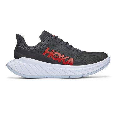 Hoka One One Carbon X 2 Laufschuhe Schwarz/Rot Herren