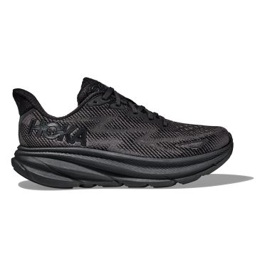 Hoka Clifton 9 wide Laufschuhe Schwarz Herren 