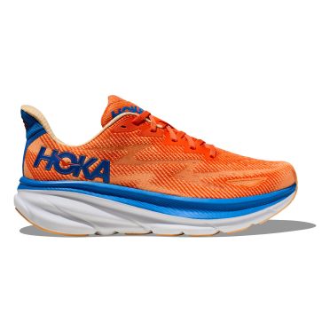 Hoka Clifton 9 Laufschuhe Orange/Blau Herren