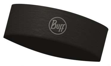 BUFF Headband Stirnband slim R-solid Schwarz