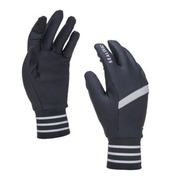 SealSkinz Solo reflective Radhandschuhe Schwarz/Grau