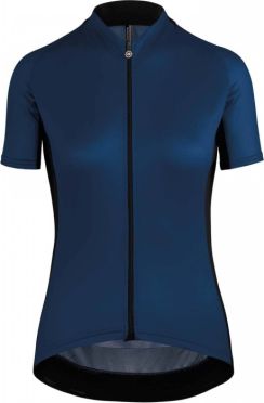 Assos Uma GT Kurzarm Radtrikot Blau Damen 