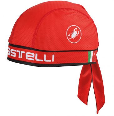 Castelli Bandana Rot Unisex