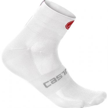Castelli Quattro 6 socks Weiß Herren