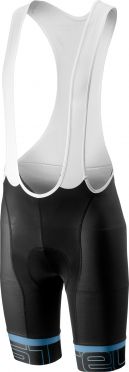 Castelli Volo bibshort Trägerhose Schwarz/Dusk Blau Herren