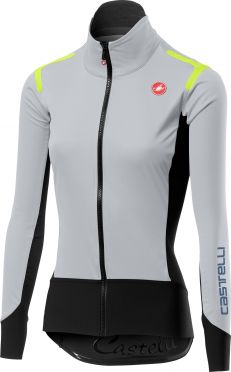 Castelli Alpha ros W Radtrikot lange Ärmel Grau Damen