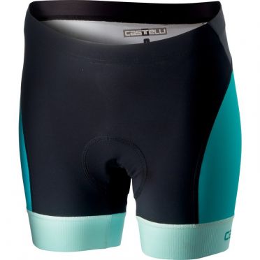 Castelli Free W tri short (kurz) Schwarz/Grün Damen
