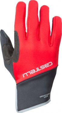 Castelli Scalda Pro glove Radhandschuhe Schwarz/Rot Herren