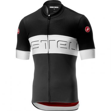 Castelli Prologo VI Jersey Kurzarm Schwarz/Grau 