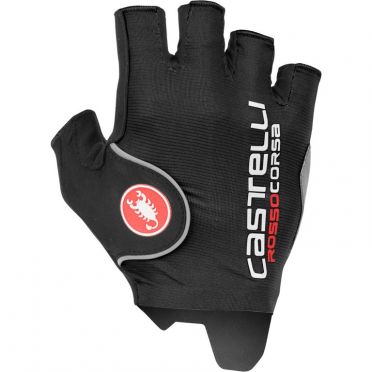 Castelli Rosso Pro Radhandschuhe Schwarz Herren