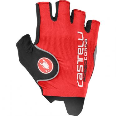 Castelli Rosso Pro Radhandschuhe Rot Herren