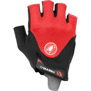 Castelli Arenberg gel 2 glove Schwarz/Rot Herren
