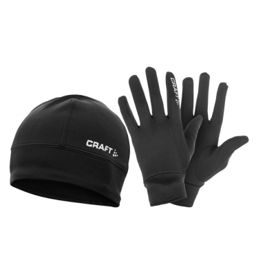Craft Winter Laufgeschenkset Thermo Mütze + Thermohandschuhen