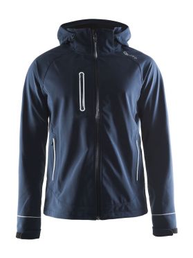 Craft Cortina soft shell Winterjacke Blau/Navy Herren