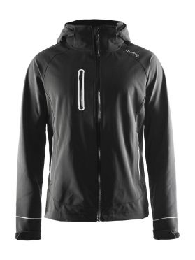 Craft Cortina soft shell Winterjacke Schwarz Herren