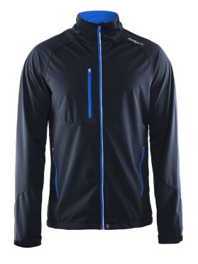 Craft Bormio Shoft Shell Winterjacke Blau/Navy Herren