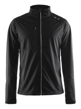 Craft Bormio Shoft Shell Winterjacke Schwarz Herren