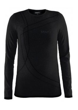 Craft Active Comfort Langarm Unterwäsche Schwarz/Solid Kinder