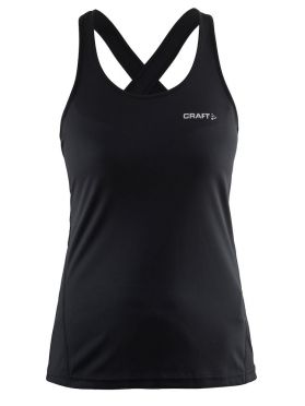 Craft Mind Ärmellos Laufshirt Schwarz Damen