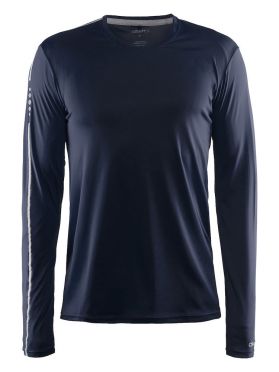 Craft Mind Langarm Laufshirt Blau/Navy Herren