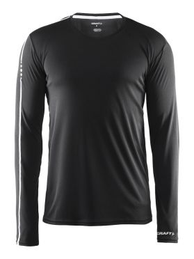 Craft Mind Langarm Laufshirt Schwarz Herren