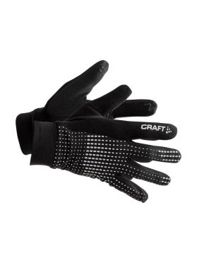 Craft Brilliant 2.0 thermal Laufhandschuhe Schwarz/reflective