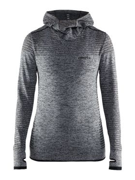 Craft Core Seamless Hoodie Ski Pullover Blau Damen